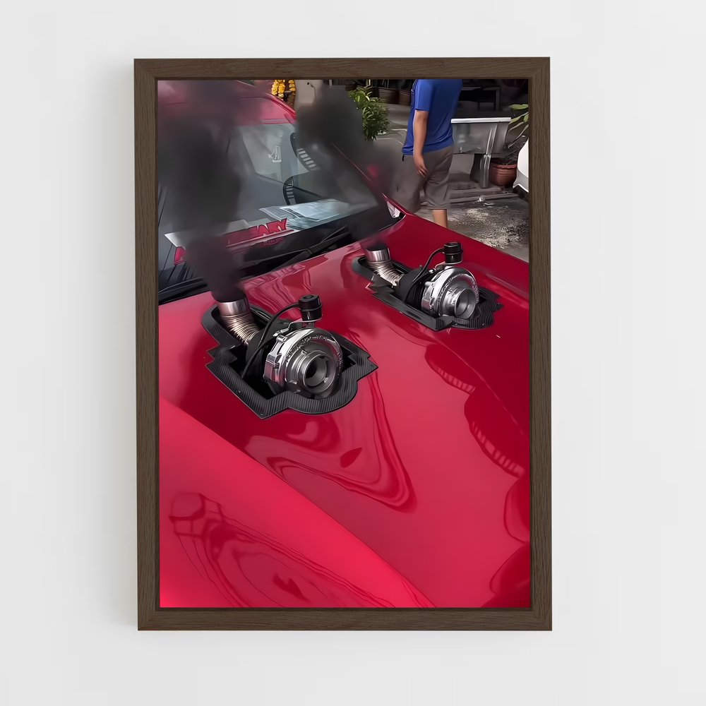 Poster Turbo Vision – affiche Mitsubishi (vue 5)